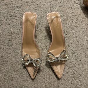 Elegant Crystal Embellished Women's Shoes